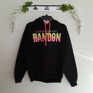Tipsy sz:s Oregon Coast Bandon Hoodie Sweatshirt